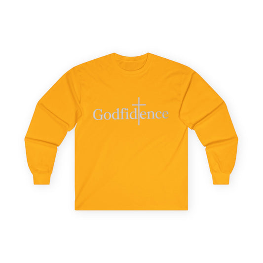 Godfidence Long Sleeve T-Shirt - Faith-Based Apparel