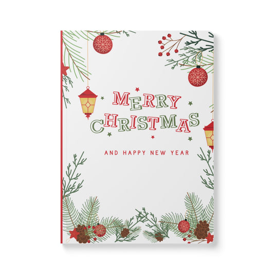 Festive Merry Christmas Notebook β Perfect Holiday Gift