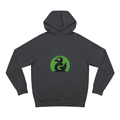 Green Duck Unisex Hoodie – Iconic Logo, Black Trim, Sparkle Eye Detail | Soft Premium Fit