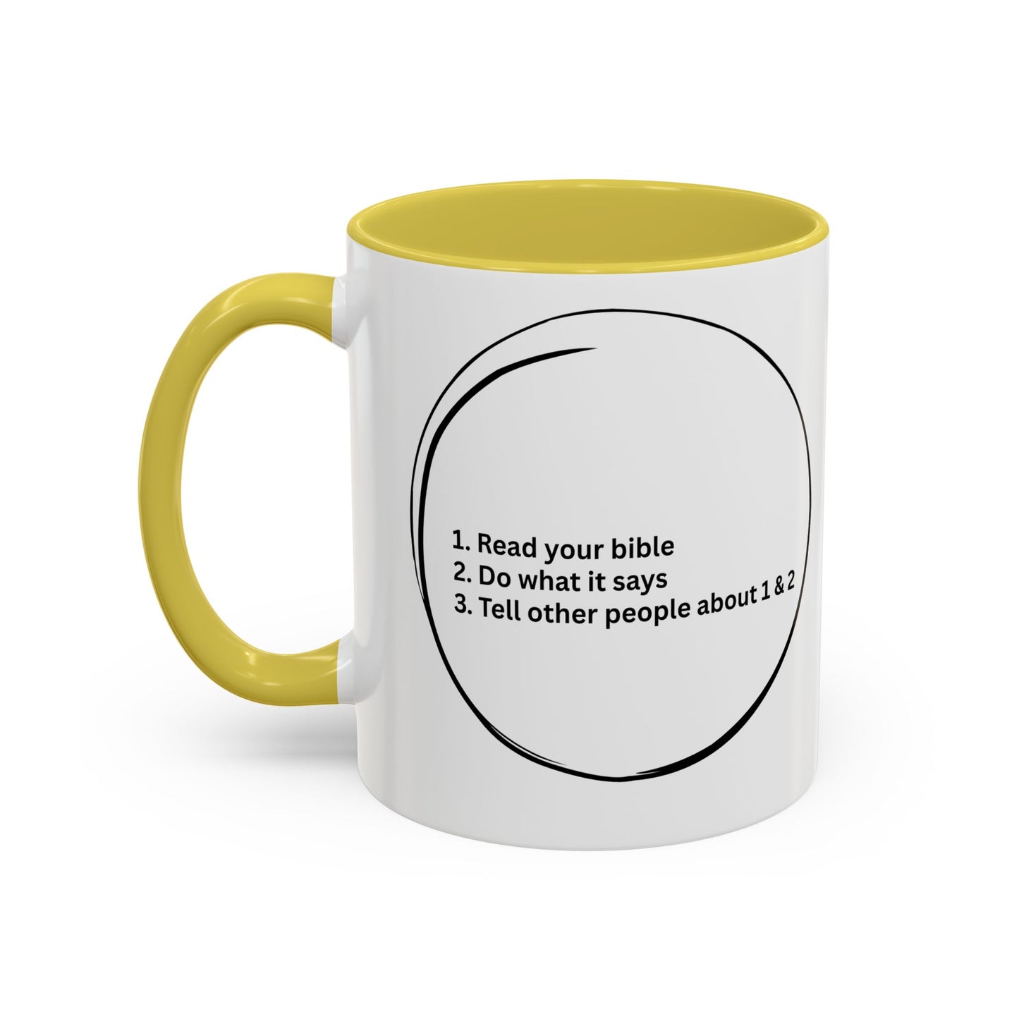 Faith-Forward Mugs, in many amazing accent colors.