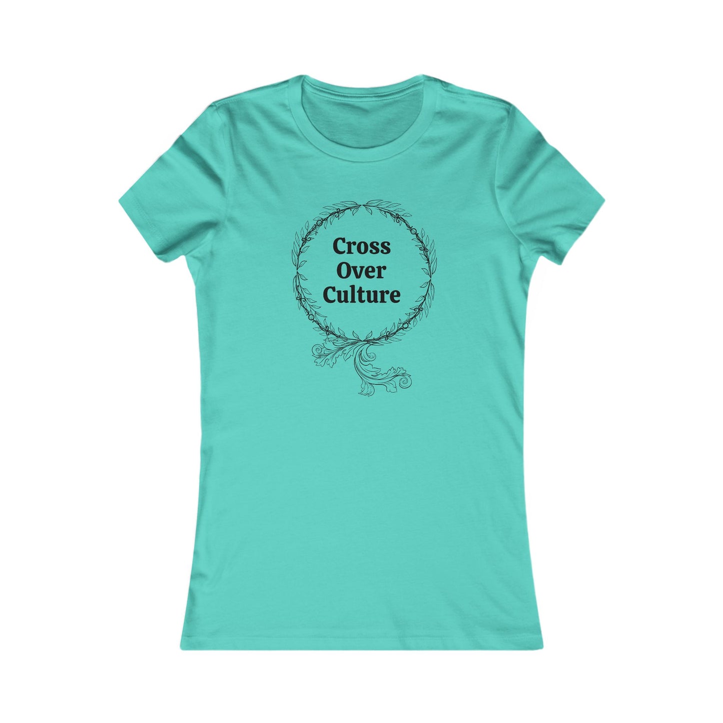 Camiseta favorita de mujer "Cross Over Culture", con muchos colores surtidos para elegir.