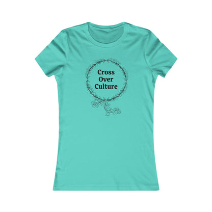 Camiseta favorita de mujer "Cross Over Culture", con muchos colores surtidos para elegir.