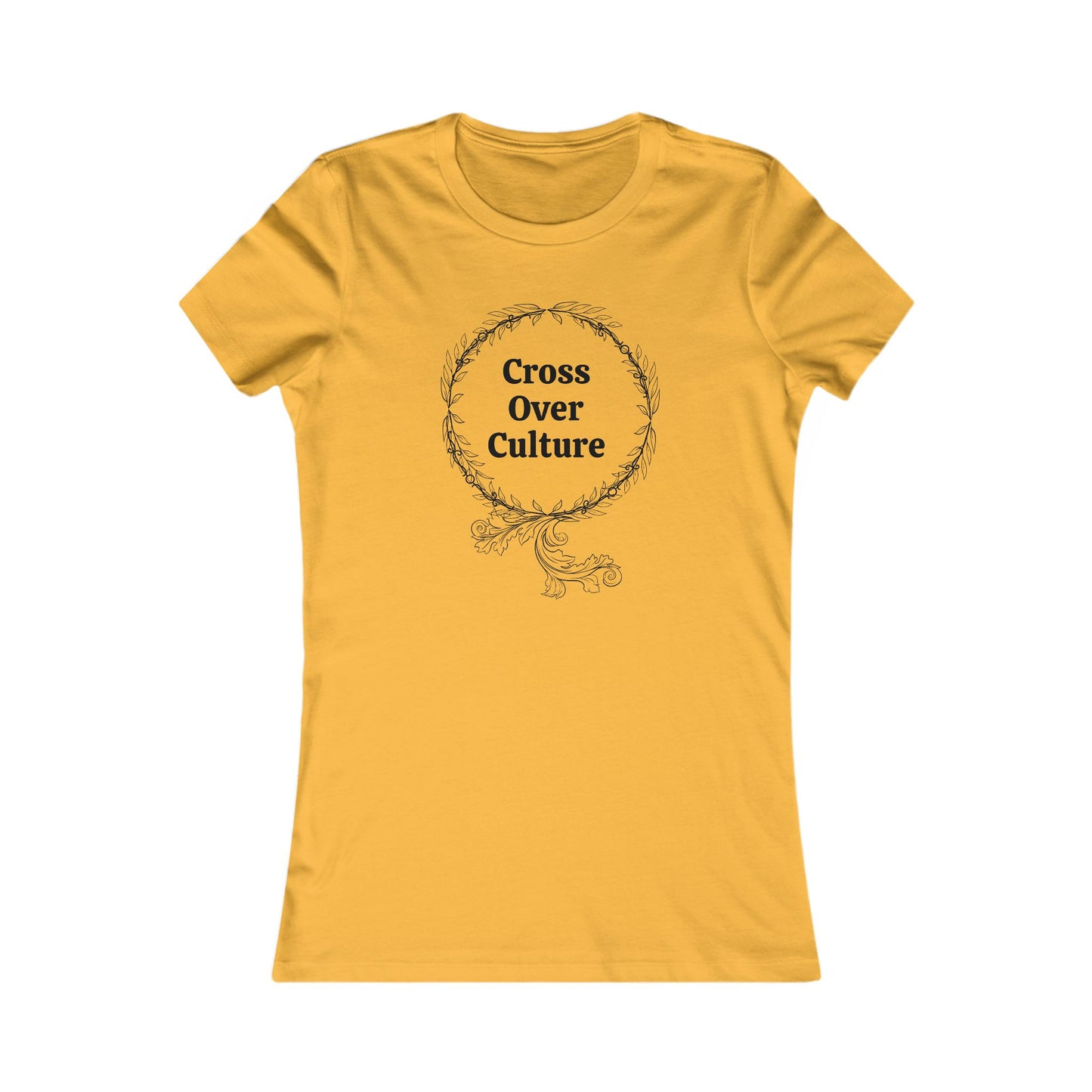 Camiseta favorita de mujer "Cross Over Culture", con muchos colores surtidos para elegir.