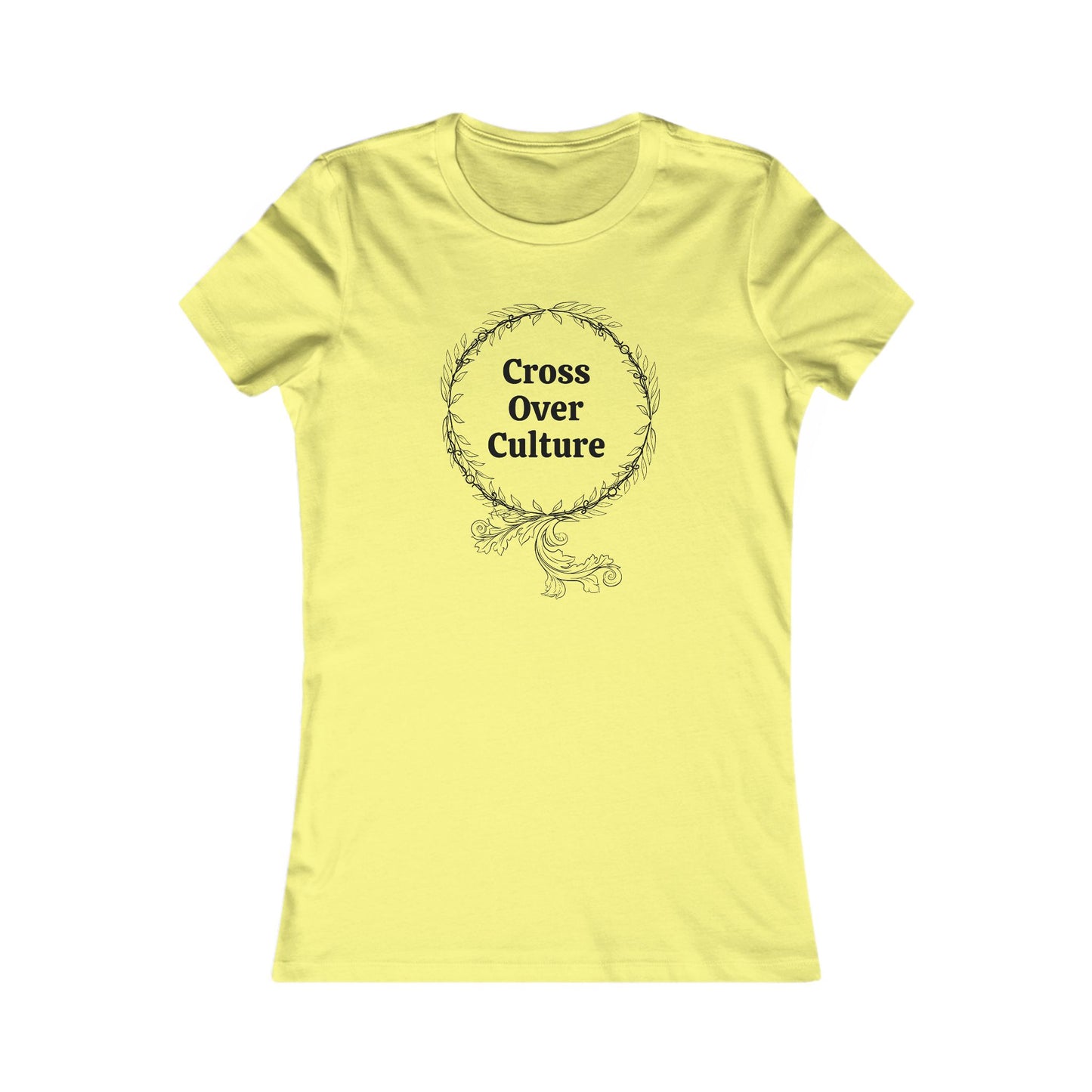 Camiseta favorita de mujer "Cross Over Culture", con muchos colores surtidos para elegir.