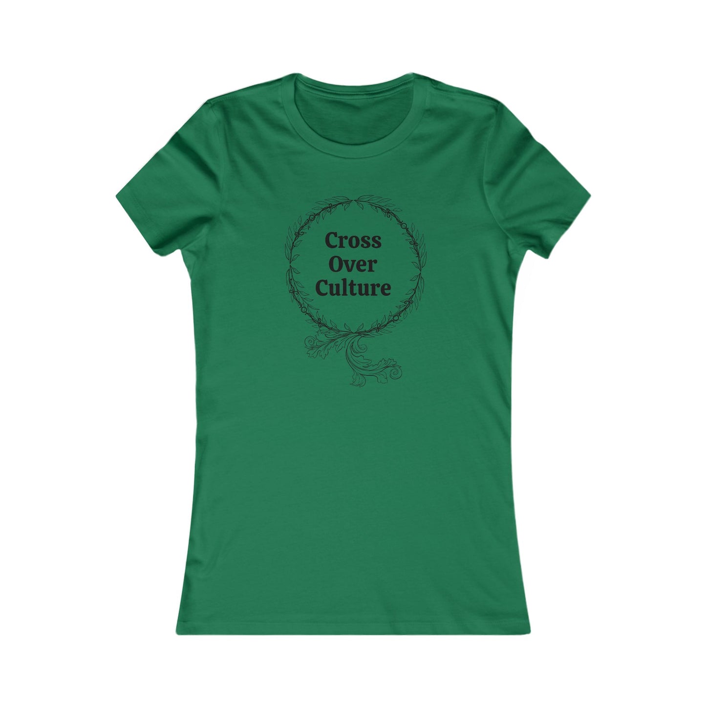 Camiseta favorita de mujer "Cross Over Culture", con muchos colores surtidos para elegir.