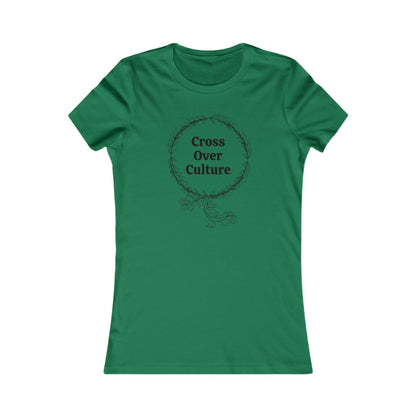 Camiseta favorita de mujer "Cross Over Culture", con muchos colores surtidos para elegir.
