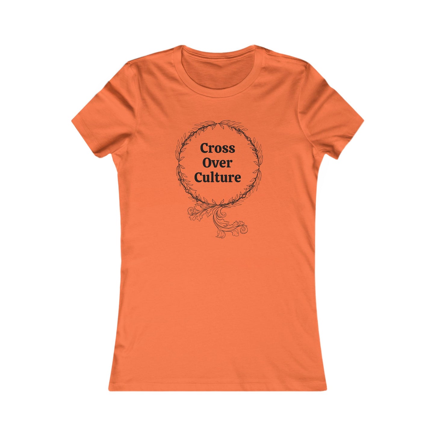 Camiseta favorita de mujer "Cross Over Culture", con muchos colores surtidos para elegir.