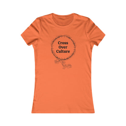 Camiseta favorita de mujer "Cross Over Culture", con muchos colores surtidos para elegir.