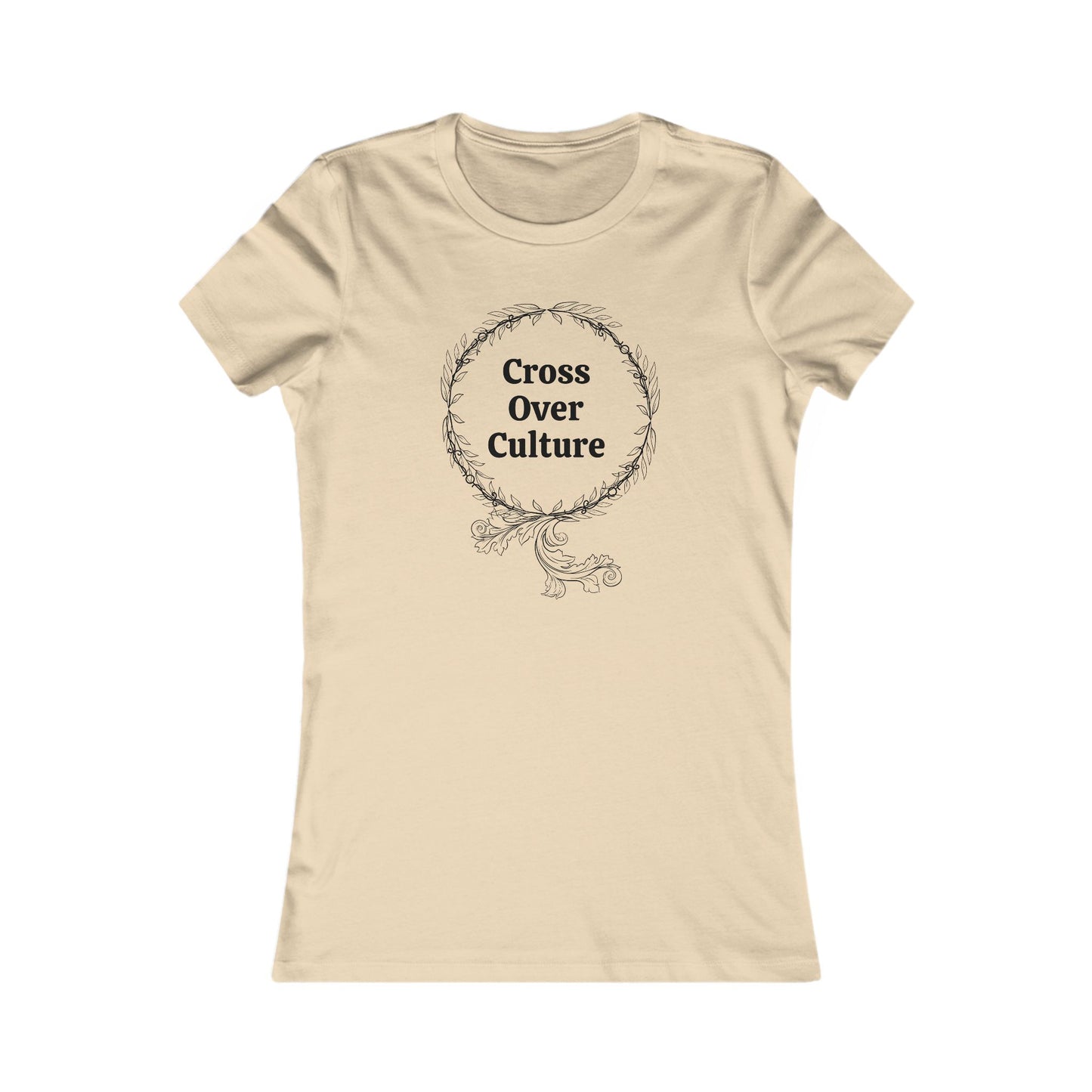 Camiseta favorita de mujer "Cross Over Culture", con muchos colores surtidos para elegir.