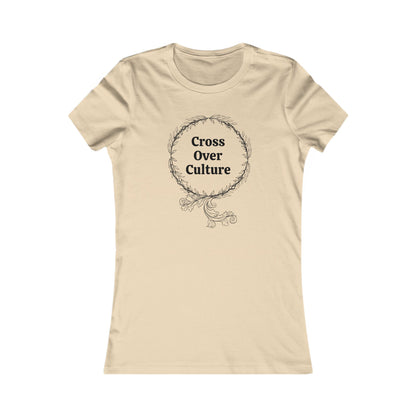 Camiseta favorita de mujer "Cross Over Culture", con muchos colores surtidos para elegir.