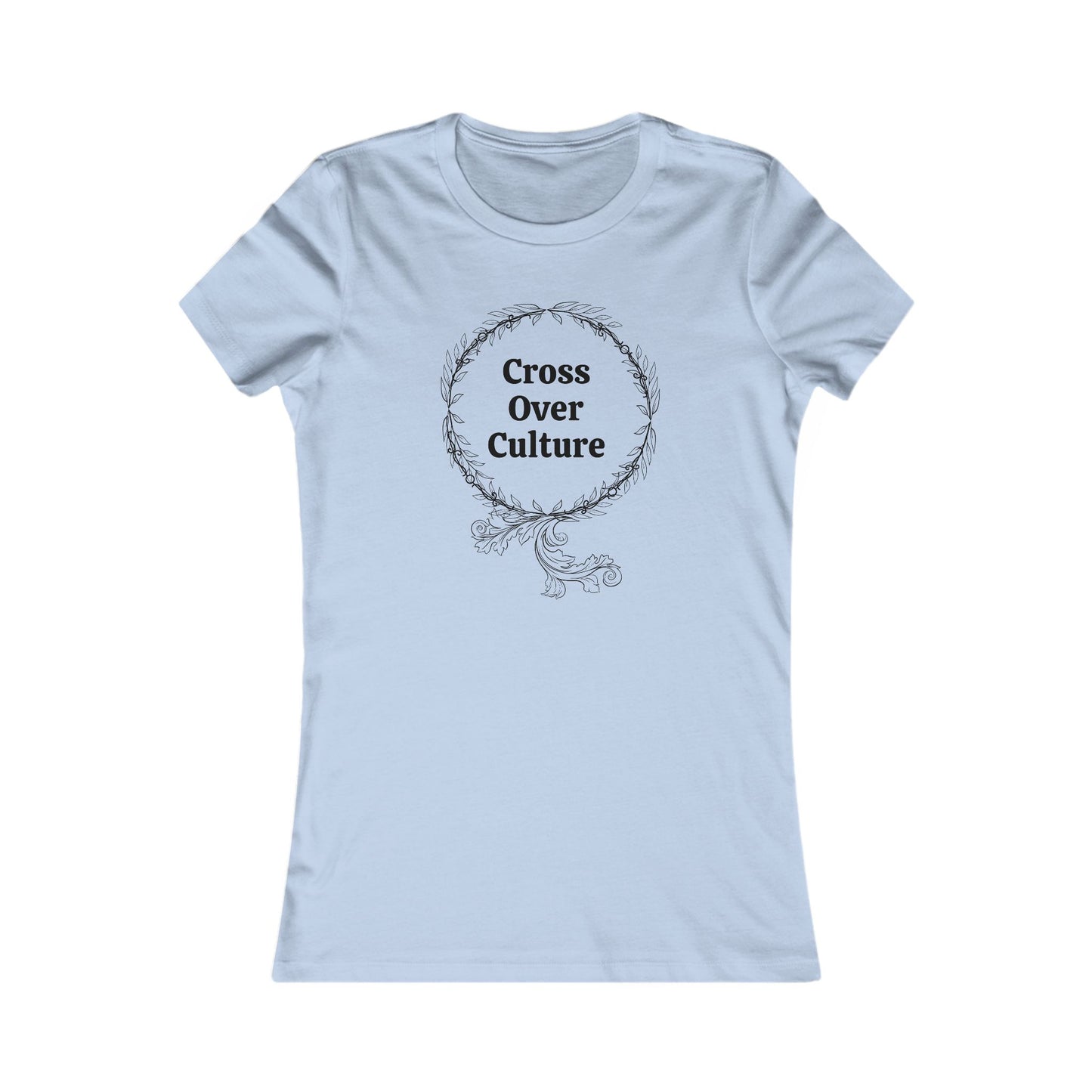 Camiseta favorita de mujer "Cross Over Culture", con muchos colores surtidos para elegir.
