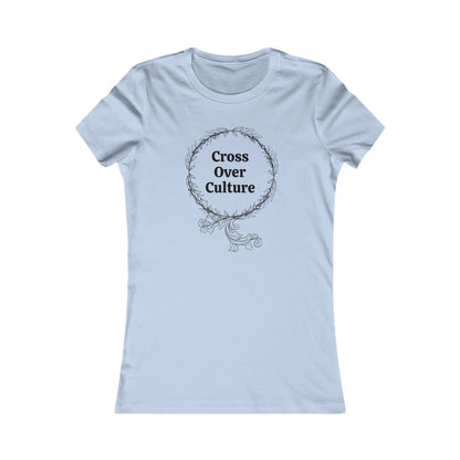 Camiseta favorita de mujer "Cross Over Culture", con muchos colores surtidos para elegir.