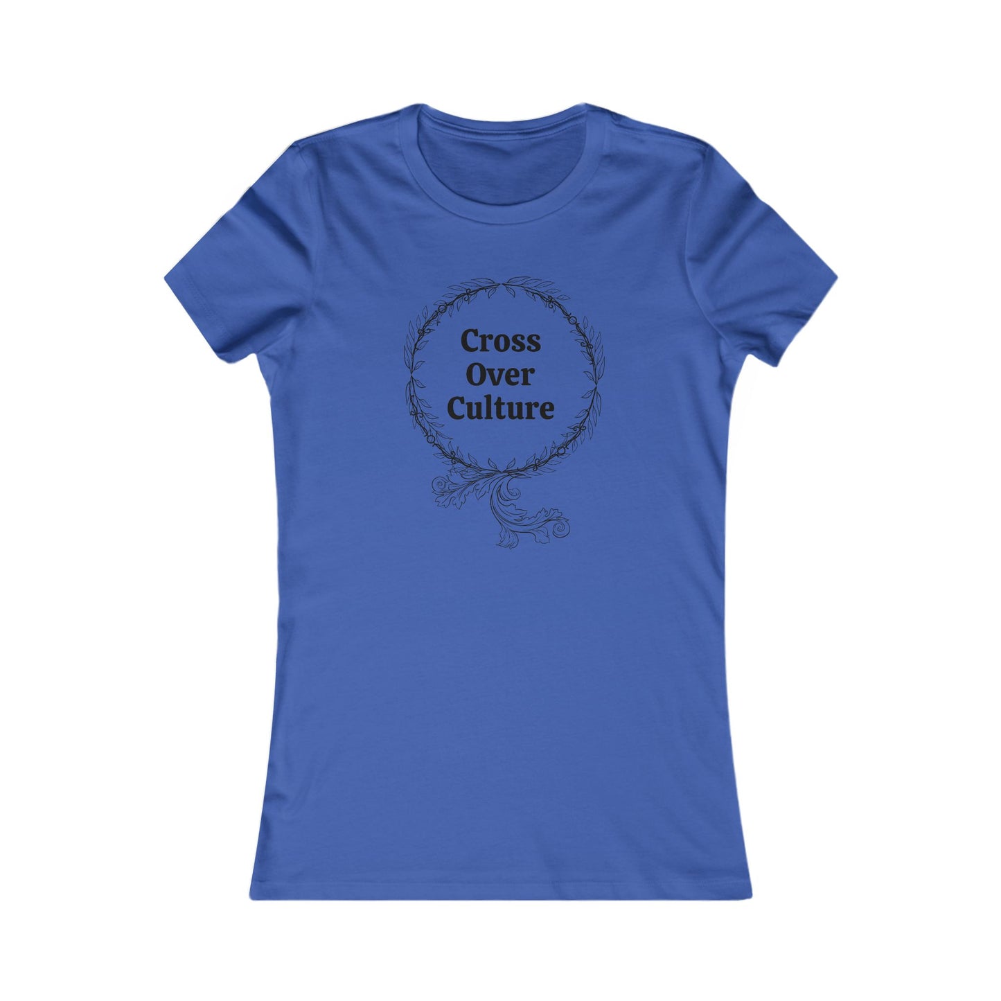 Camiseta favorita de mujer "Cross Over Culture", con muchos colores surtidos para elegir.