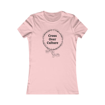 Camiseta favorita de mujer "Cross Over Culture", con muchos colores surtidos para elegir.