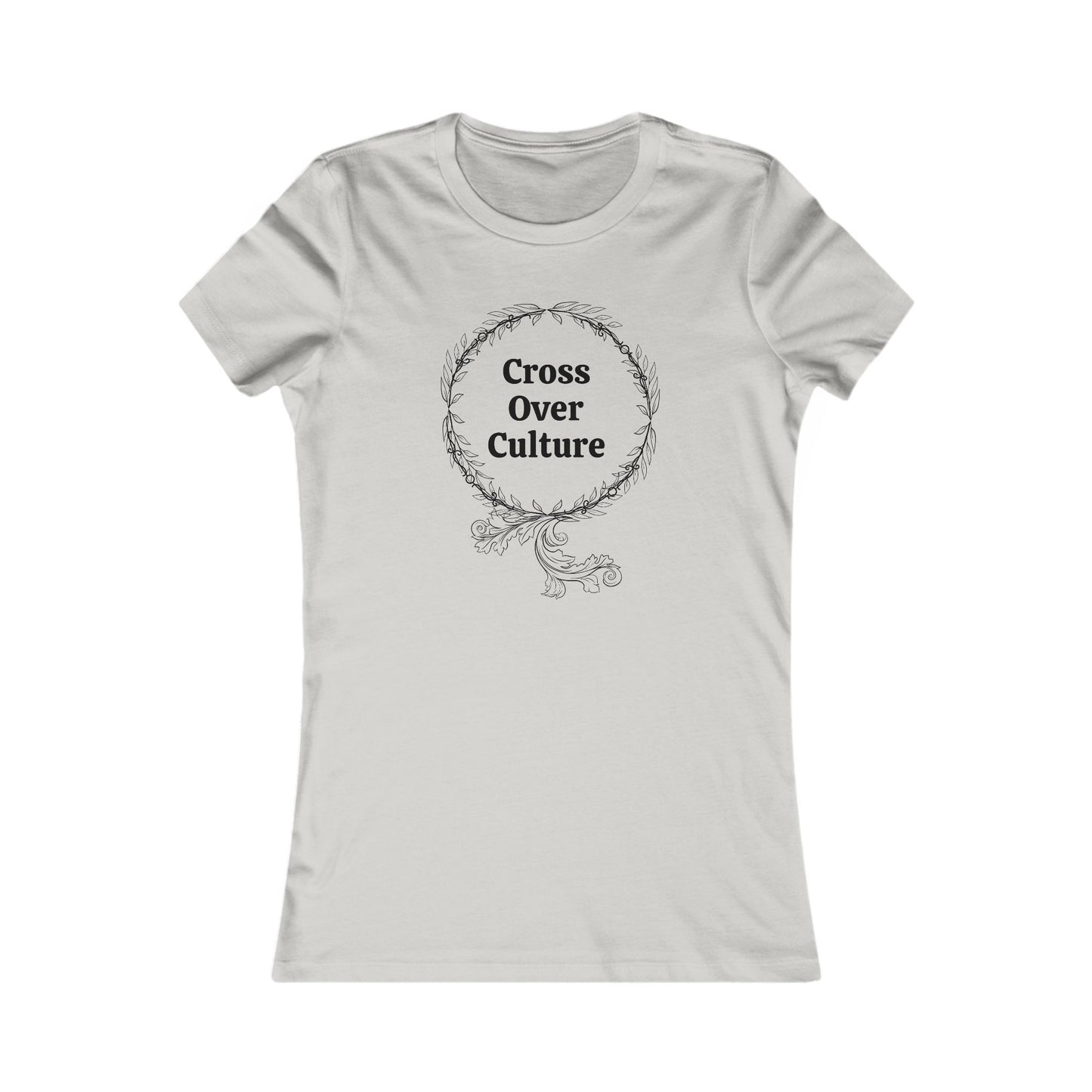 Camiseta favorita de mujer "Cross Over Culture", con muchos colores surtidos para elegir.