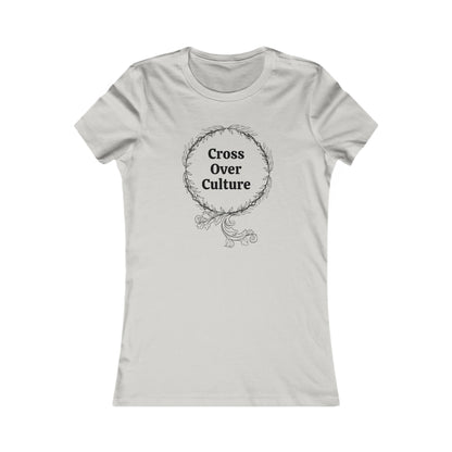 Camiseta favorita de mujer "Cross Over Culture", con muchos colores surtidos para elegir.
