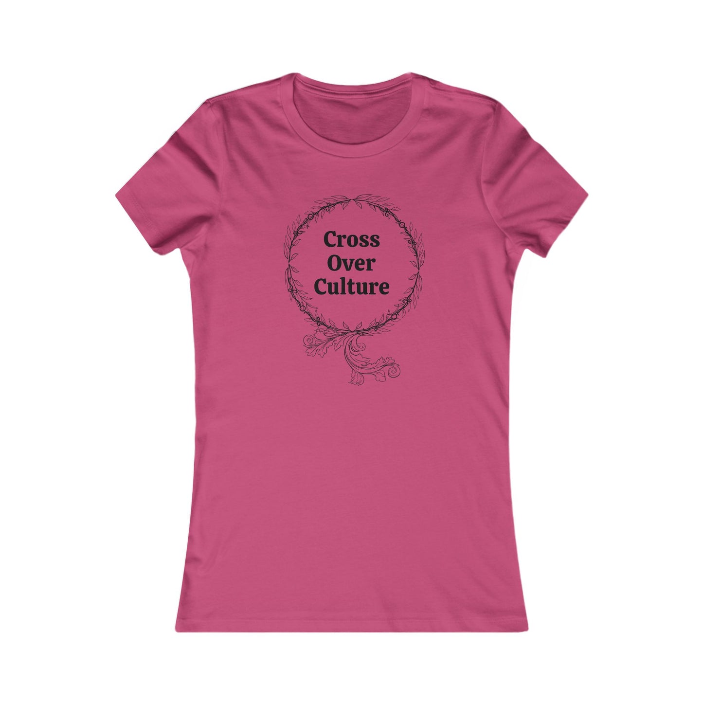 Camiseta favorita de mujer "Cross Over Culture", con muchos colores surtidos para elegir.