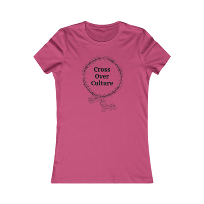 Camiseta favorita de mujer "Cross Over Culture", con muchos colores surtidos para elegir.