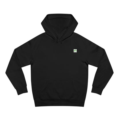 Green Duck Unisex Hoodie – Iconic Logo, Black Trim, Sparkle Eye Detail | Soft Premium Fit