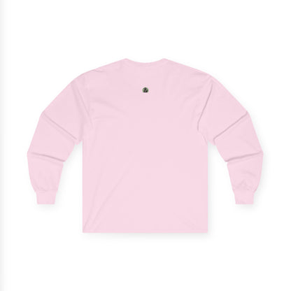 Long Sleeve Tee - Minimal 3 Pink Cross Design