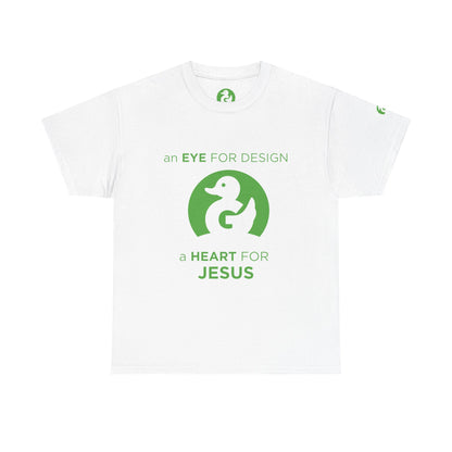 Camiseta Premium | Un ojo para el diseño, un corazón para Jesús
