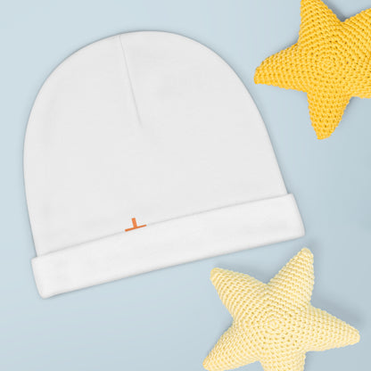 White & Orange Beanie - Spiritual Spartan Collection