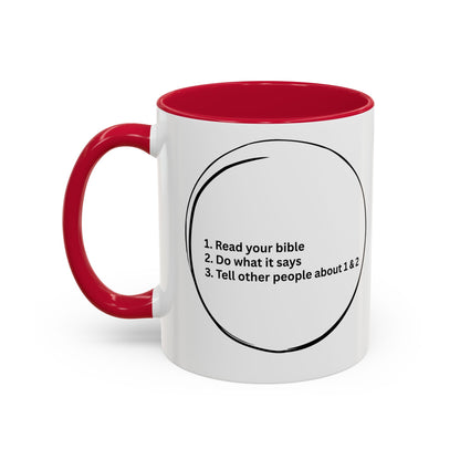 Faith-Forward Mugs, in many amazing accent colors.