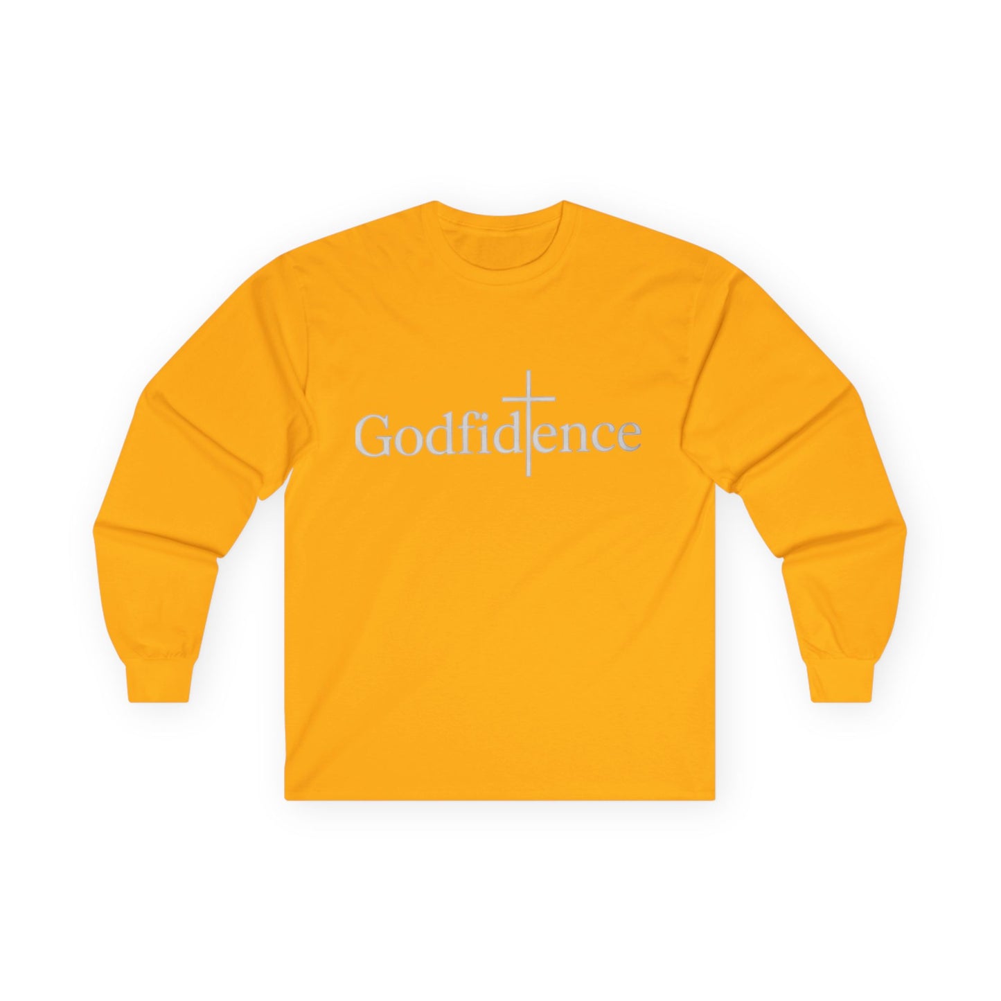 Godfidence Long Sleeve T-Shirt - Faith-Based Apparel