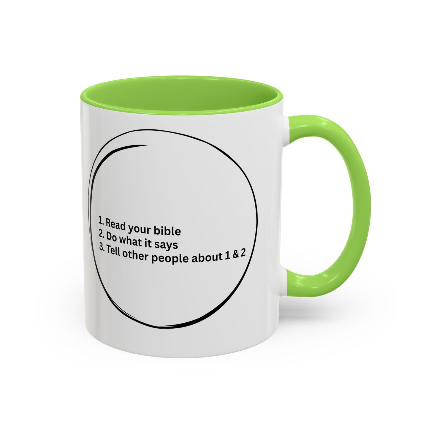 Faith-Forward Mugs, in many amazing accent colors.