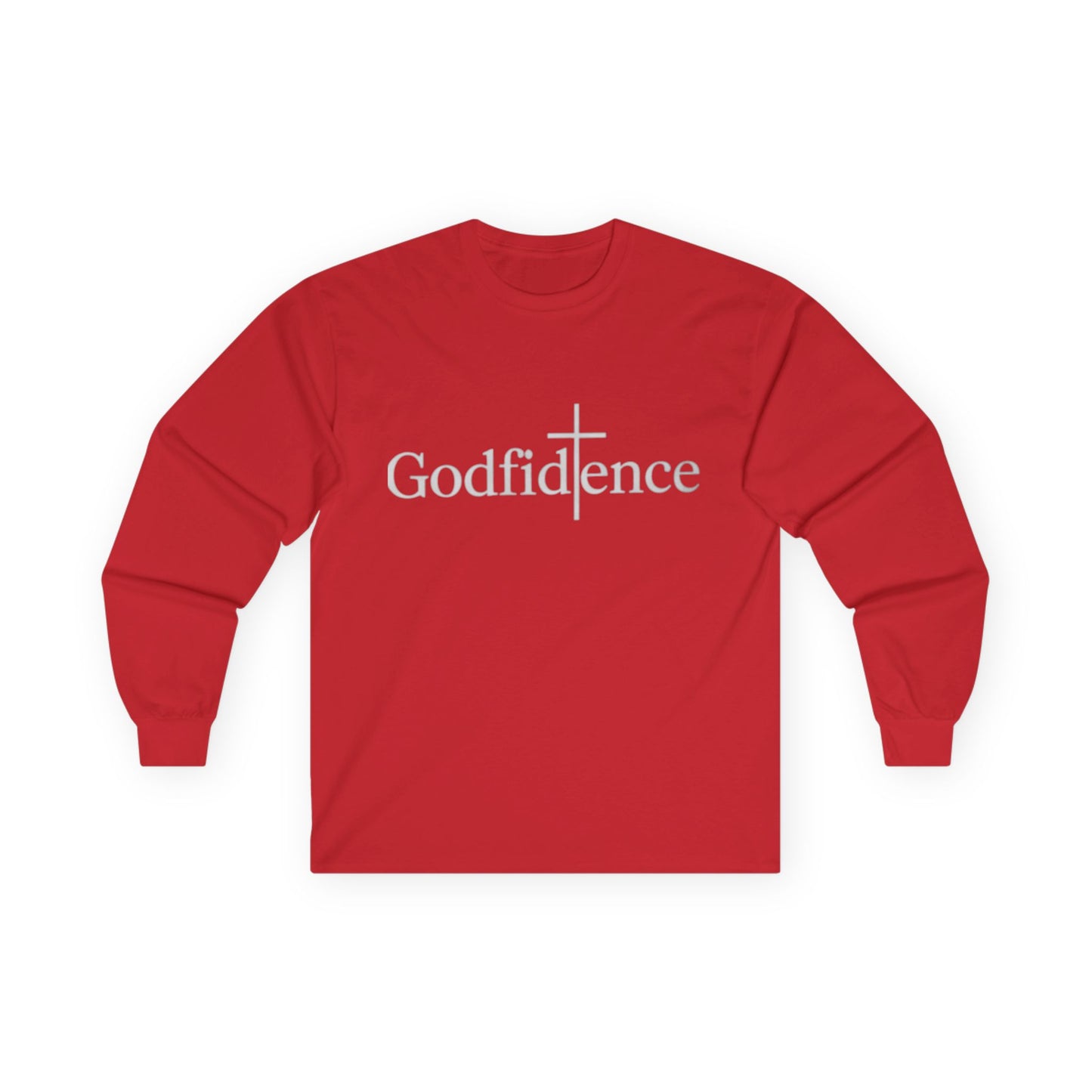 Godfidence Long Sleeve T-Shirt - Faith-Based Apparel
