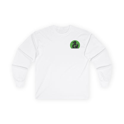 Green Duck Media Long Sleeve T-Shirt - Black Logo Tee