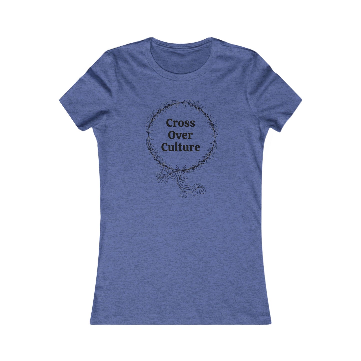 Camiseta favorita de mujer "Cross Over Culture", con muchos colores surtidos para elegir.