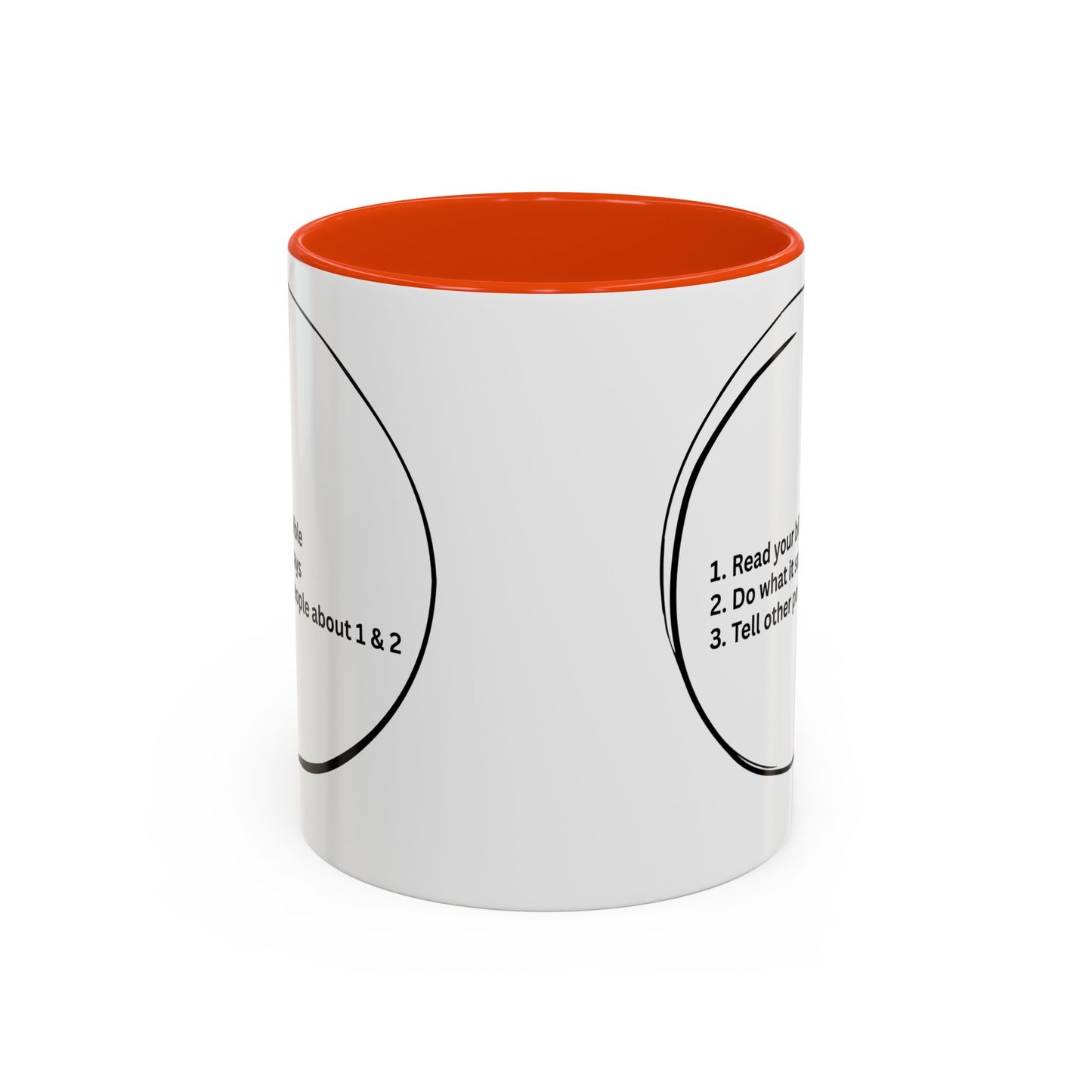 Faith-Forward Mugs, in many amazing accent colors.