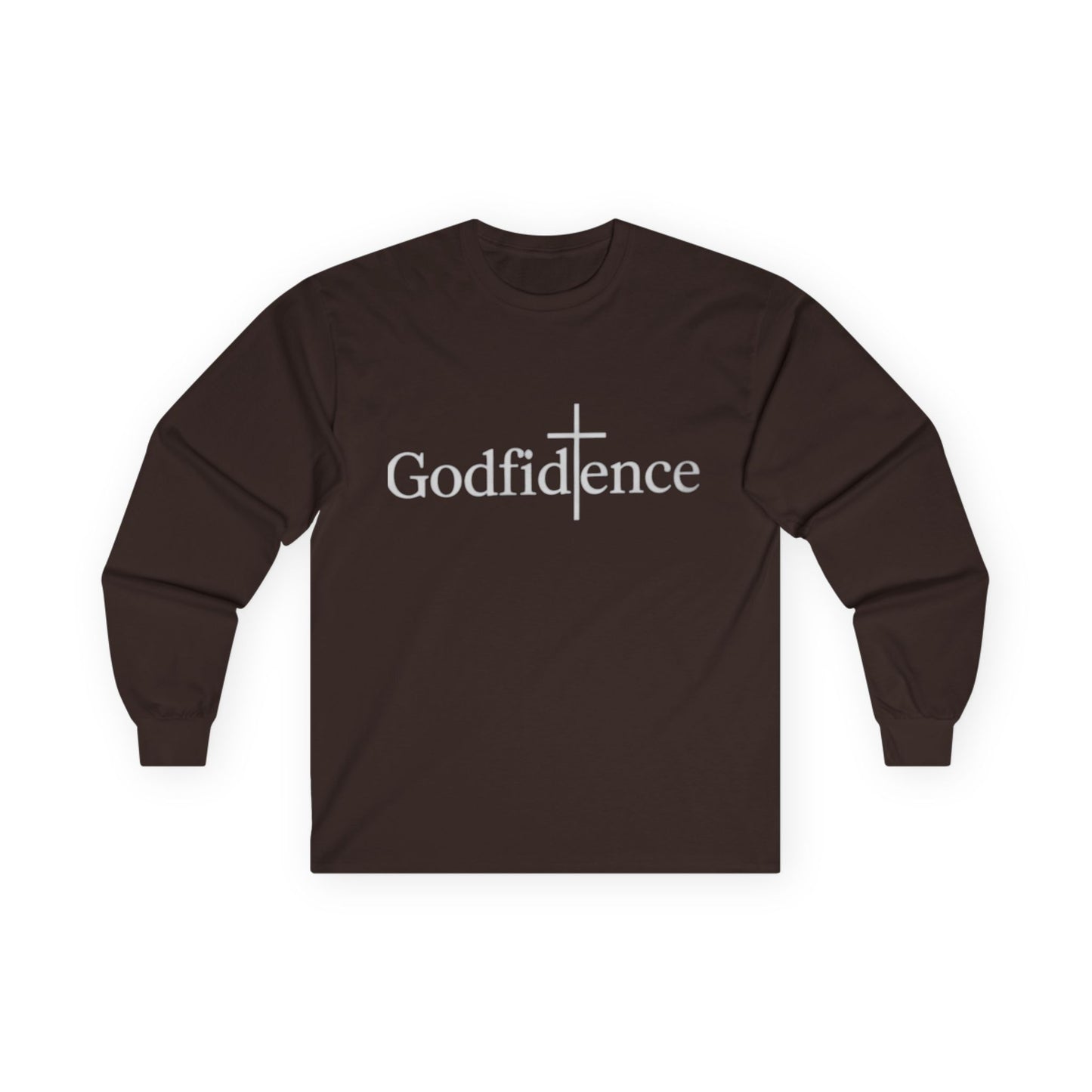 Godfidence Long Sleeve T-Shirt - Faith-Based Apparel