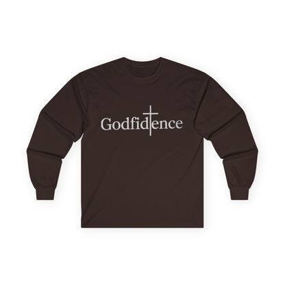 Godfidence Long Sleeve T-Shirt - Faith-Based Apparel