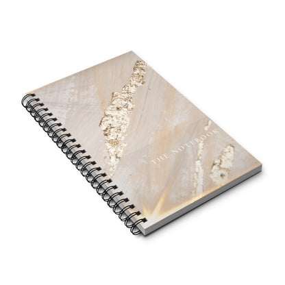 Elegante cuaderno de espiral - Rayado, diario para estudiantes, bloc de notas con estilo, regalo para escritores, papelería estética