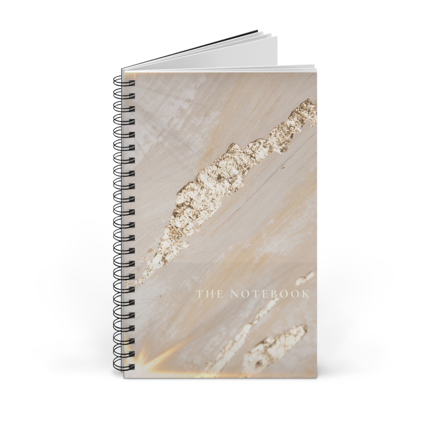 Elegant Spiral Notebook - Ruled Notes, Journal for Students, Stylish Writing Pad, Gift for Writers, Aesthetic Stationery