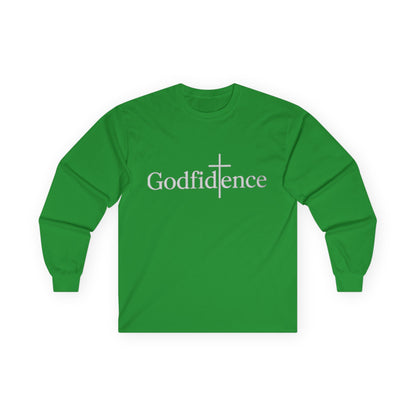 Godfidence Long Sleeve T-Shirt - Faith-Based Apparel