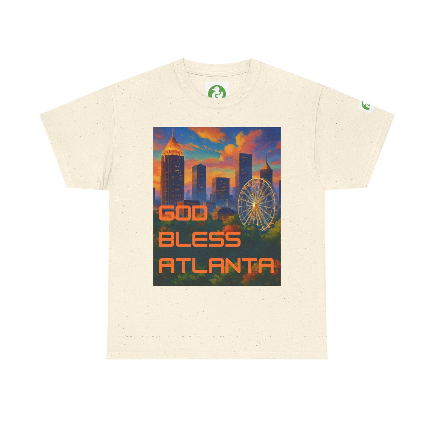 City Skyline Tee Shirt - God Bless Atlanta Design