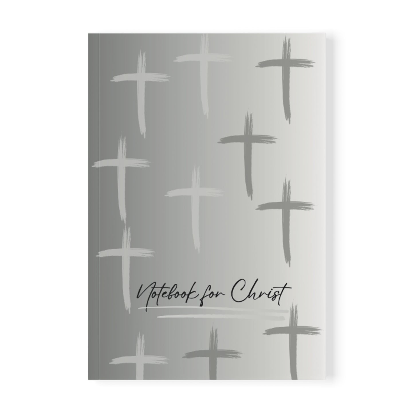 Crosses, Notebook for Christ – Christian Bible Study Journal, Sermon Notes & Prayer Writing Notebook, A5 Size
