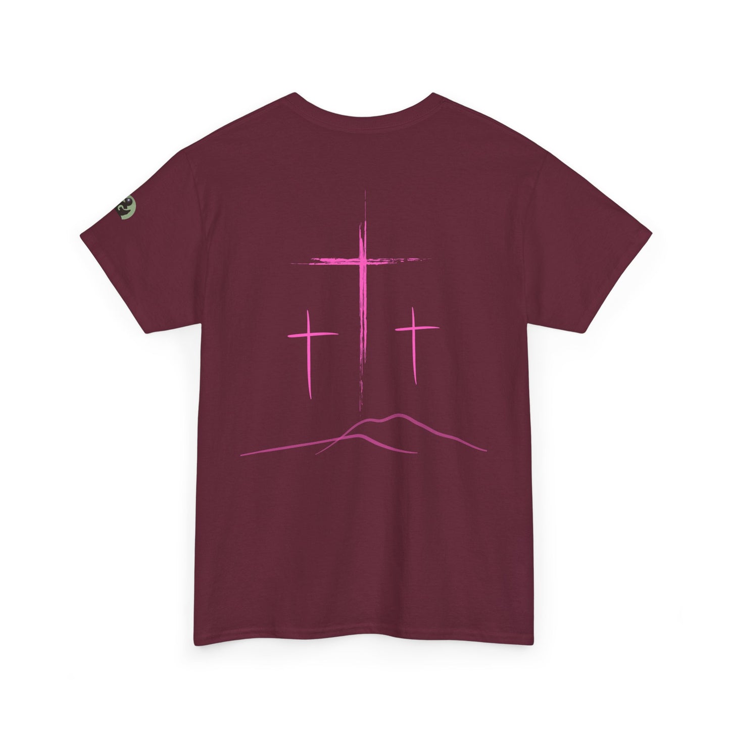 Premium Tee | with 3 Pink Crosses on the back