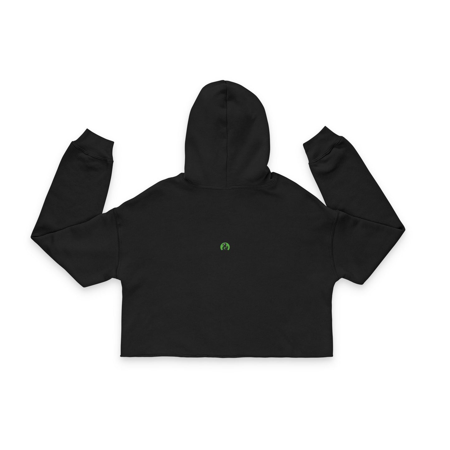 Cropped Hoodie - God First Cross Design
