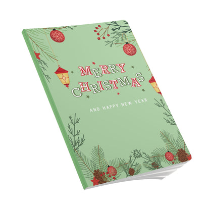 Merry Christmas & Happy New Year, Softcover Notebook