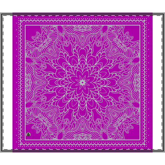 Georgious Light Purple Design Cotton Comforter — Rustic Bedding (Please See Note, Below)