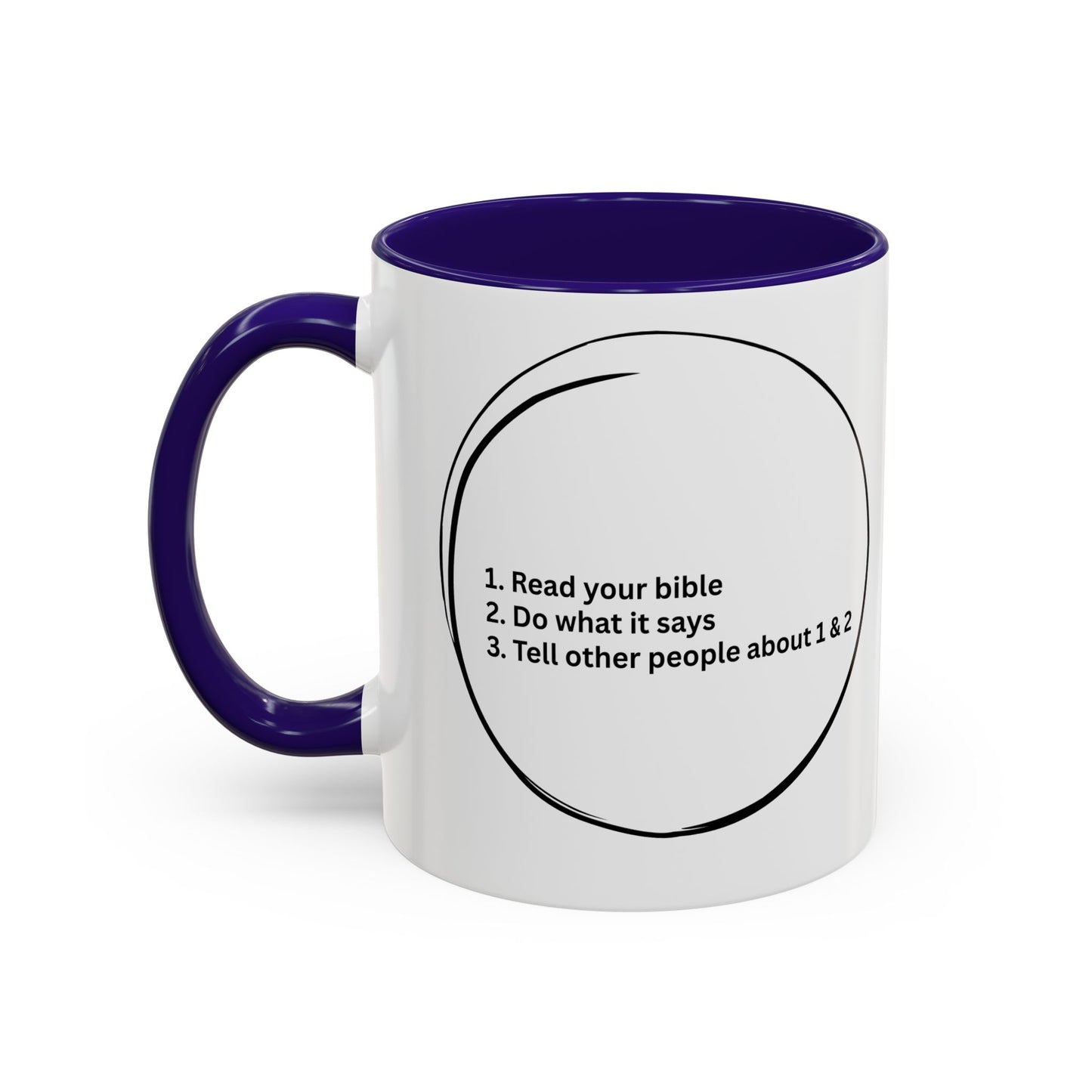 Faith-Forward Mugs, in many amazing accent colors.