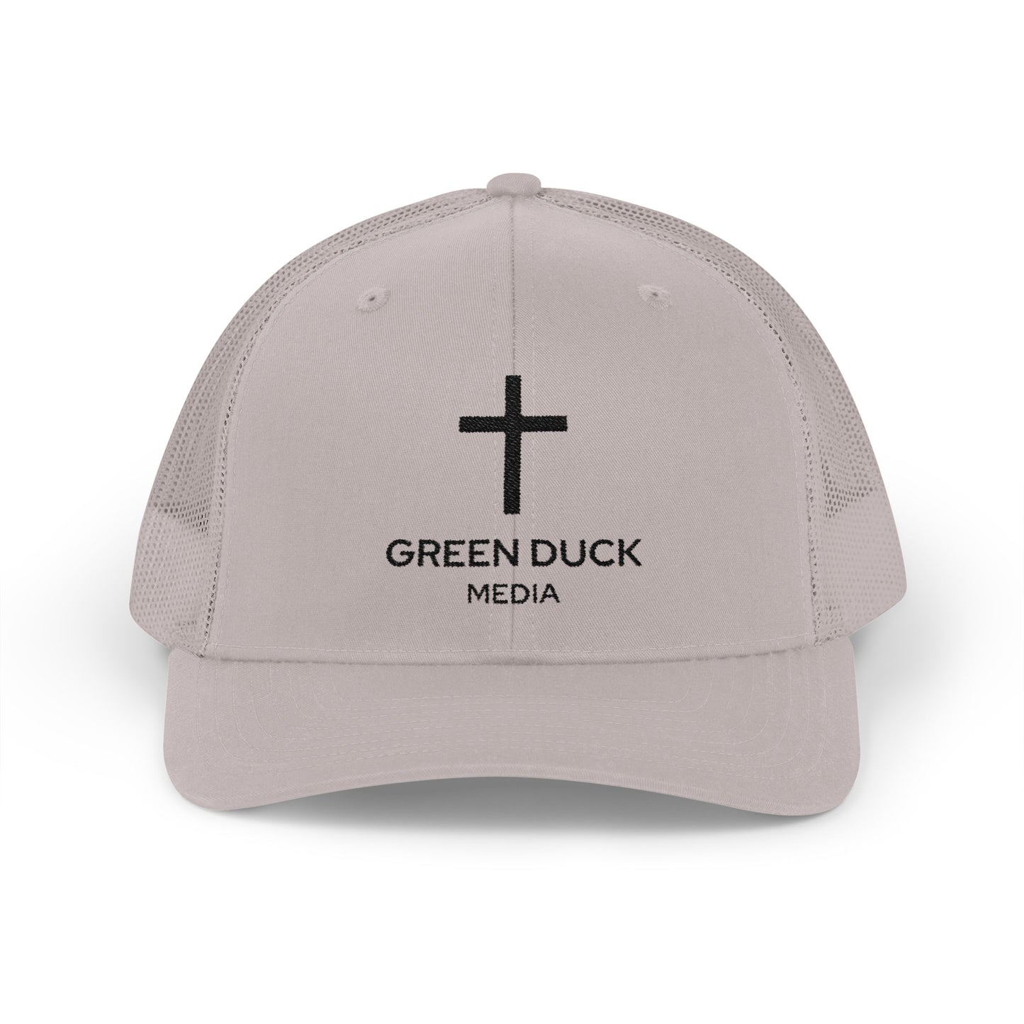 Gorra de camionero con logo de cruz - Colección Fe de Green Duck Media