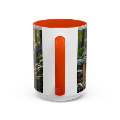 Taza de café con gato tocando la guitarra – Regalo divertido para amantes de la música y los gatos (11 oz y 15 oz)