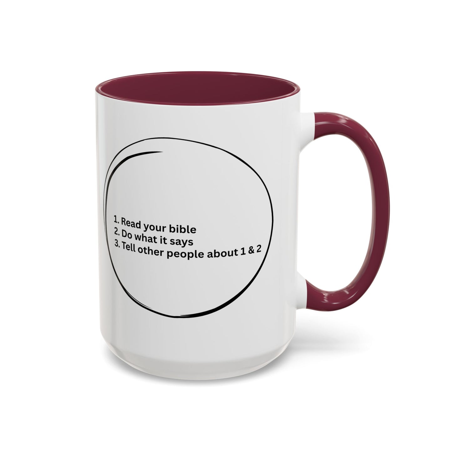 Faith-Forward Mugs, in many amazing accent colors.