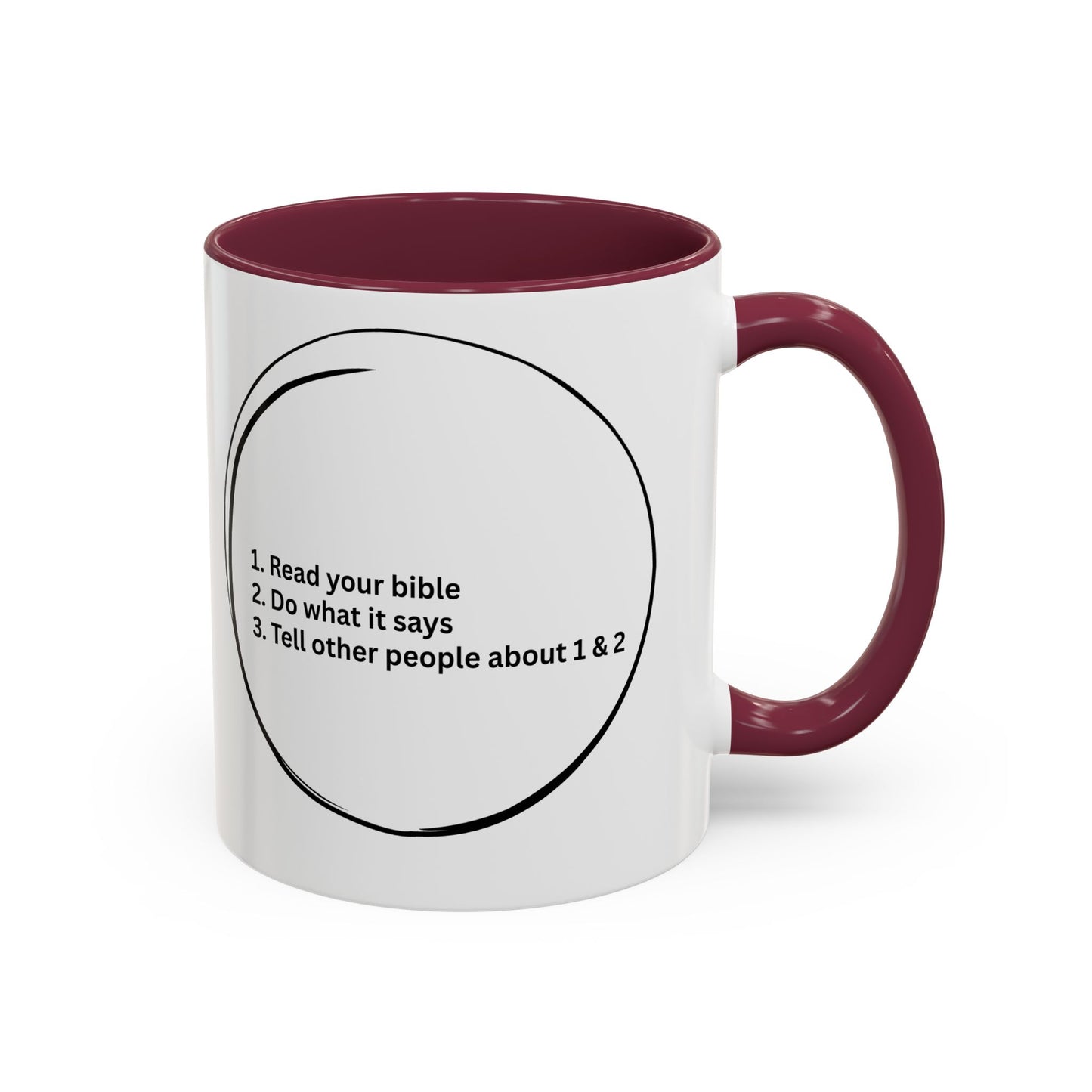 Faith-Forward Mugs, in many amazing accent colors.