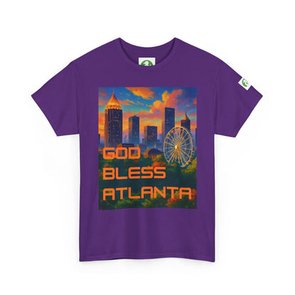 City Skyline Tee Shirt - God Bless Atlanta Design